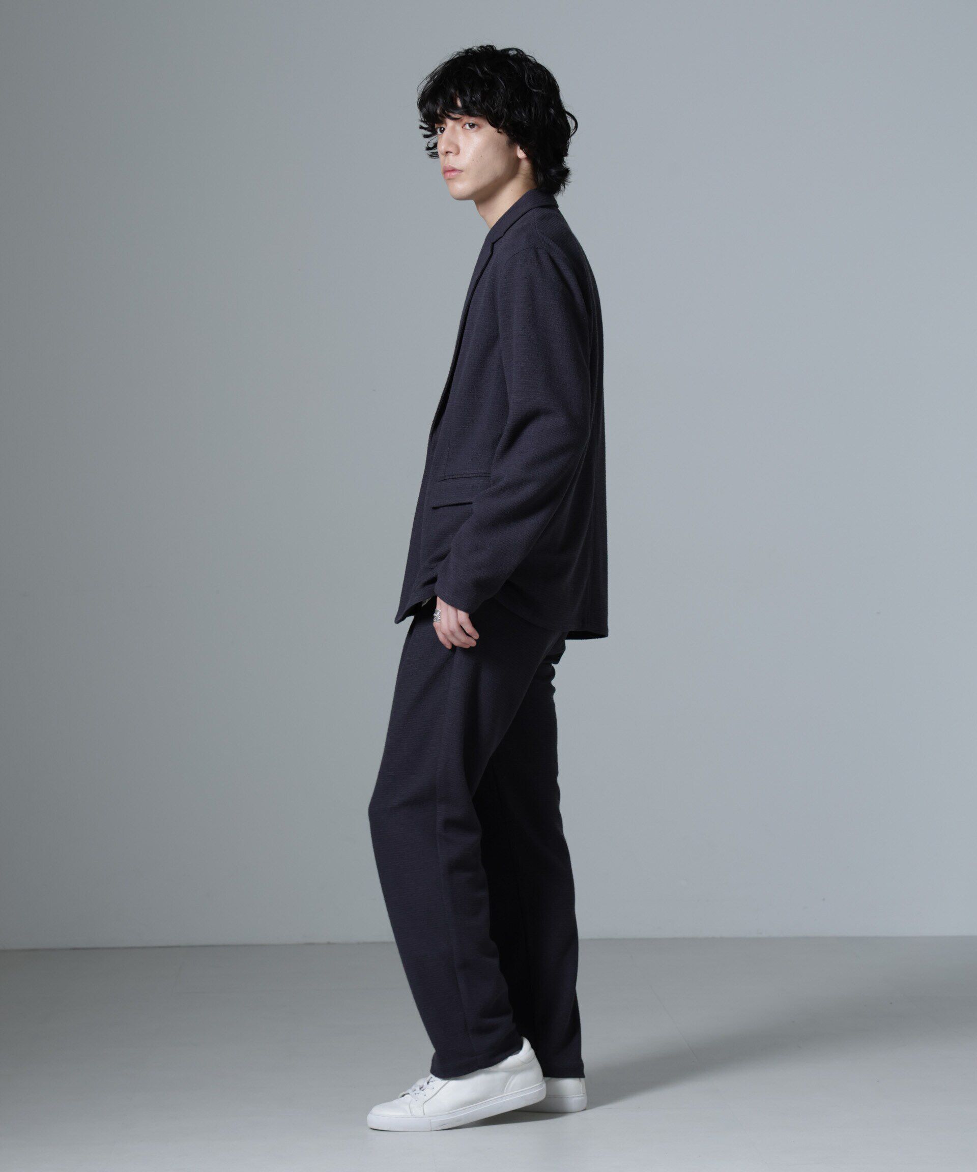 nano･universe「ストレッチメランジジャケット(セットアップ可)」|テーラードジャケット|