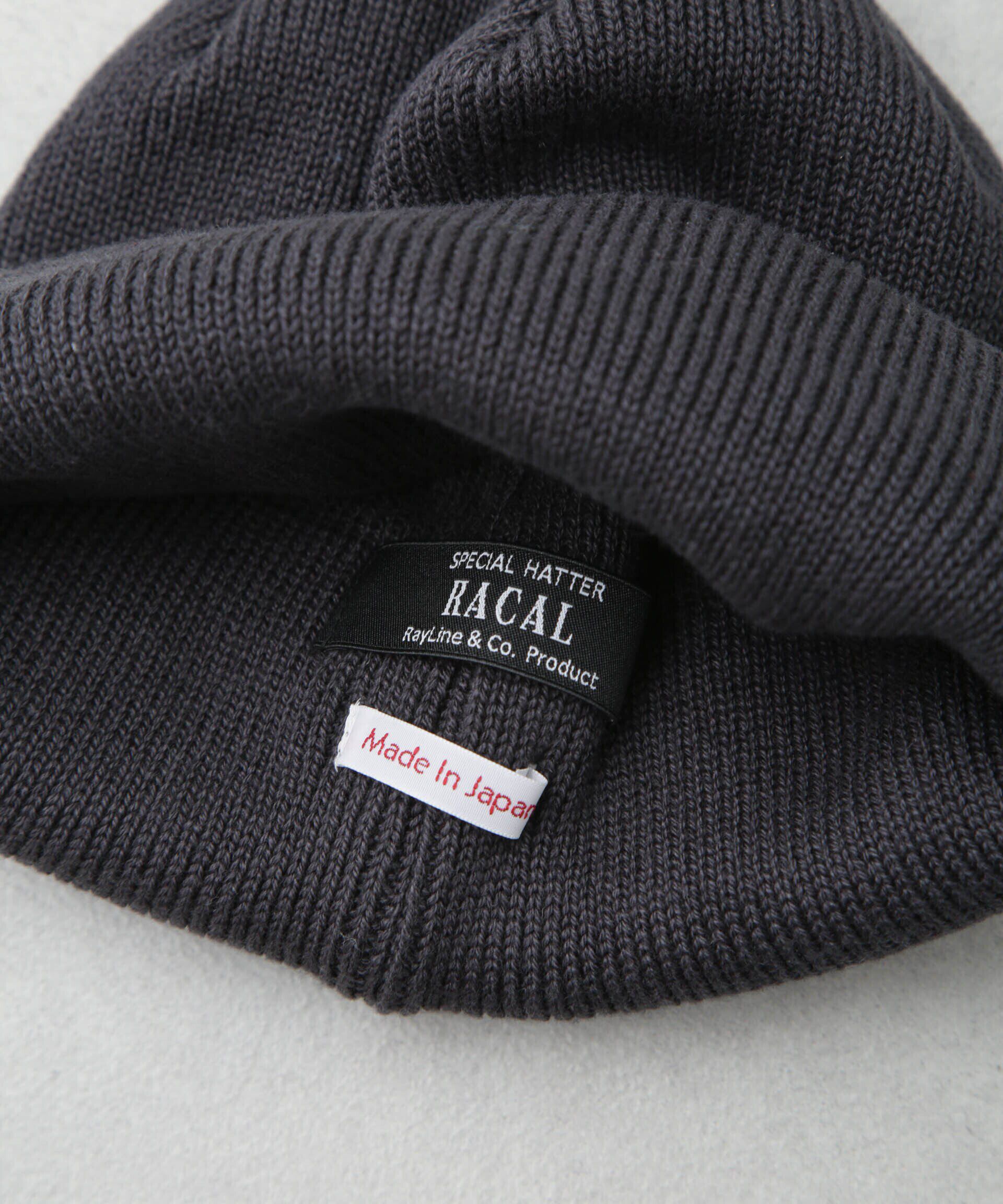 nano･universe「RACAL/別注 Roll Knit Cap」|キャップ・キャスケット|