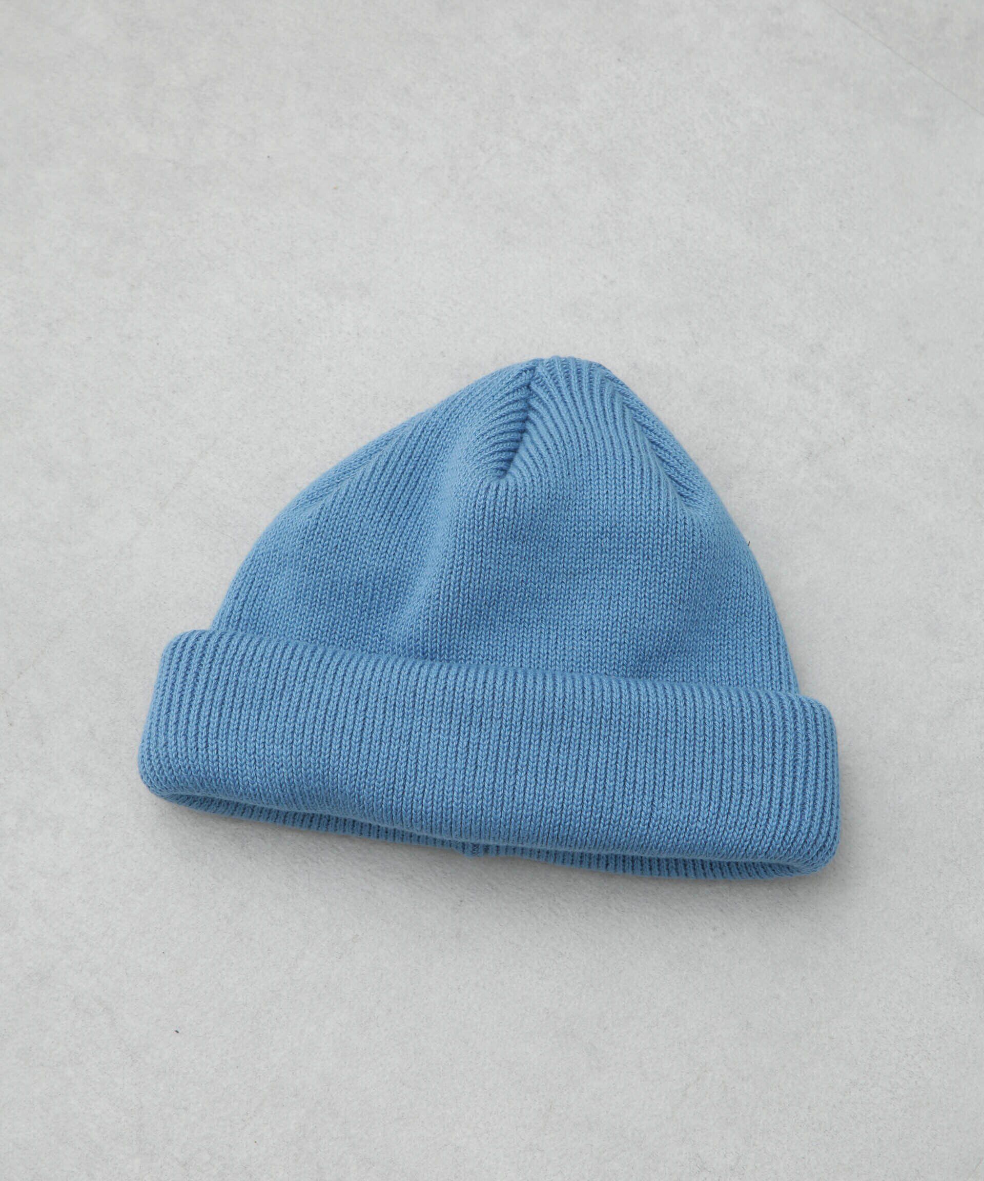 nano･universe「RACAL/別注 Roll Knit Cap」|キャップ・キャスケット|L.ブルー1