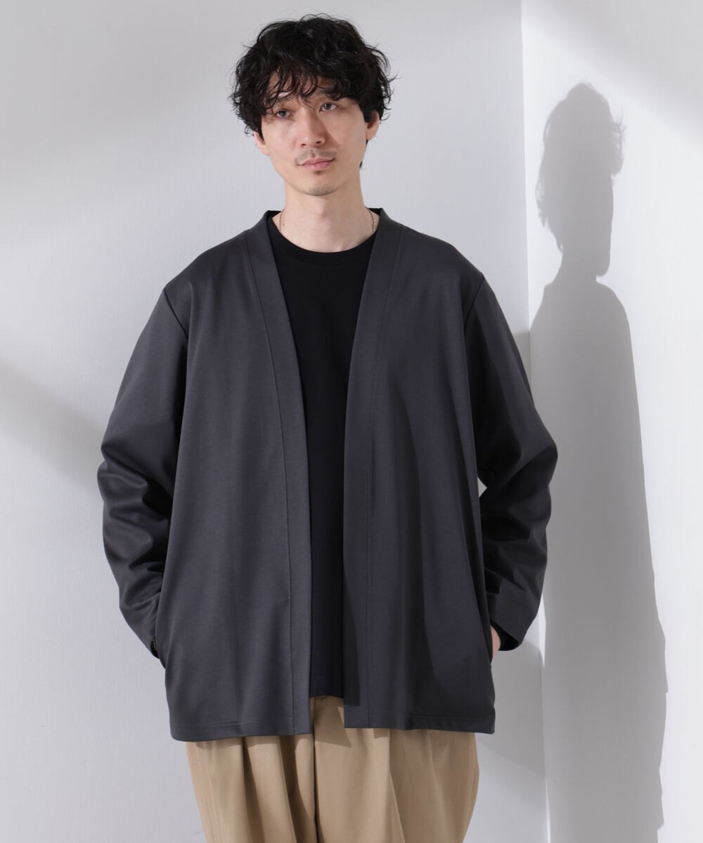 nano･universe「ダブルジャージー着流しカーディガン」|Tシャツ・カットソー|スミクロ1