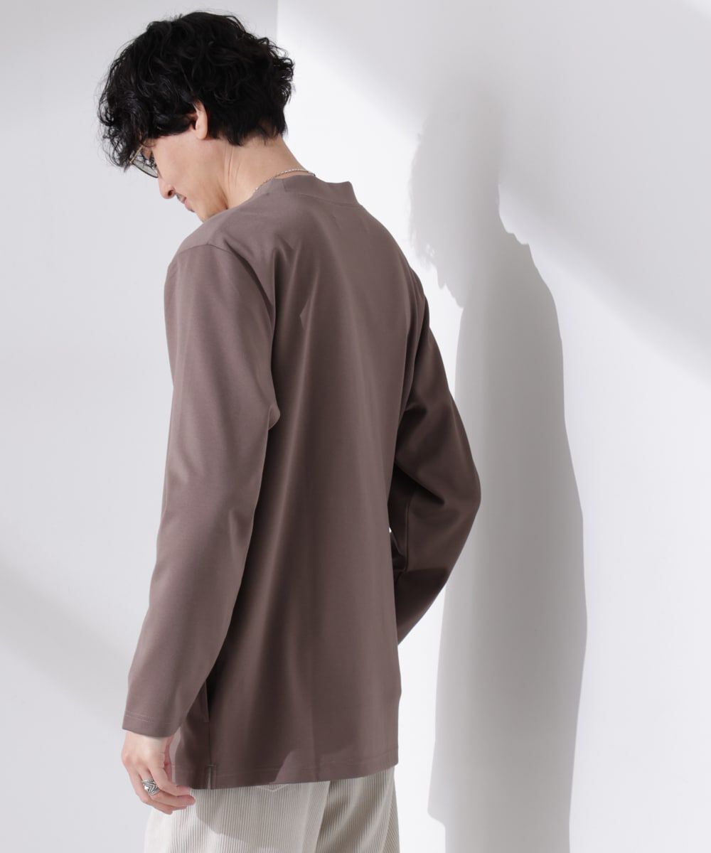 nano･universe「ダブルジャージー着流しカーディガン」|Tシャツ・カットソー|