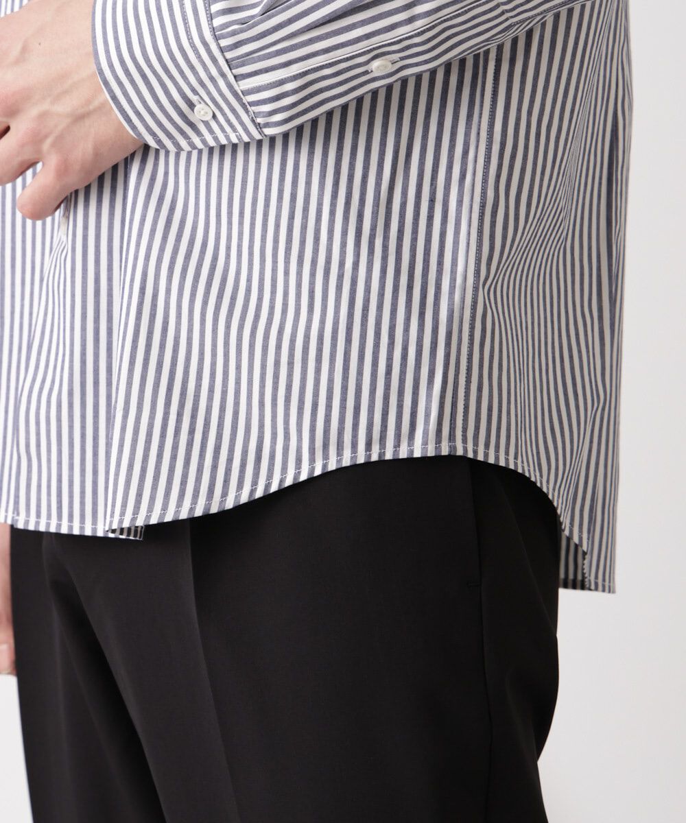 nano･universe「｢N shirt｣Anti Soaked(R) 汗染み防止セミワイドカラーシャツ長袖」|シャツ・ブラウス|