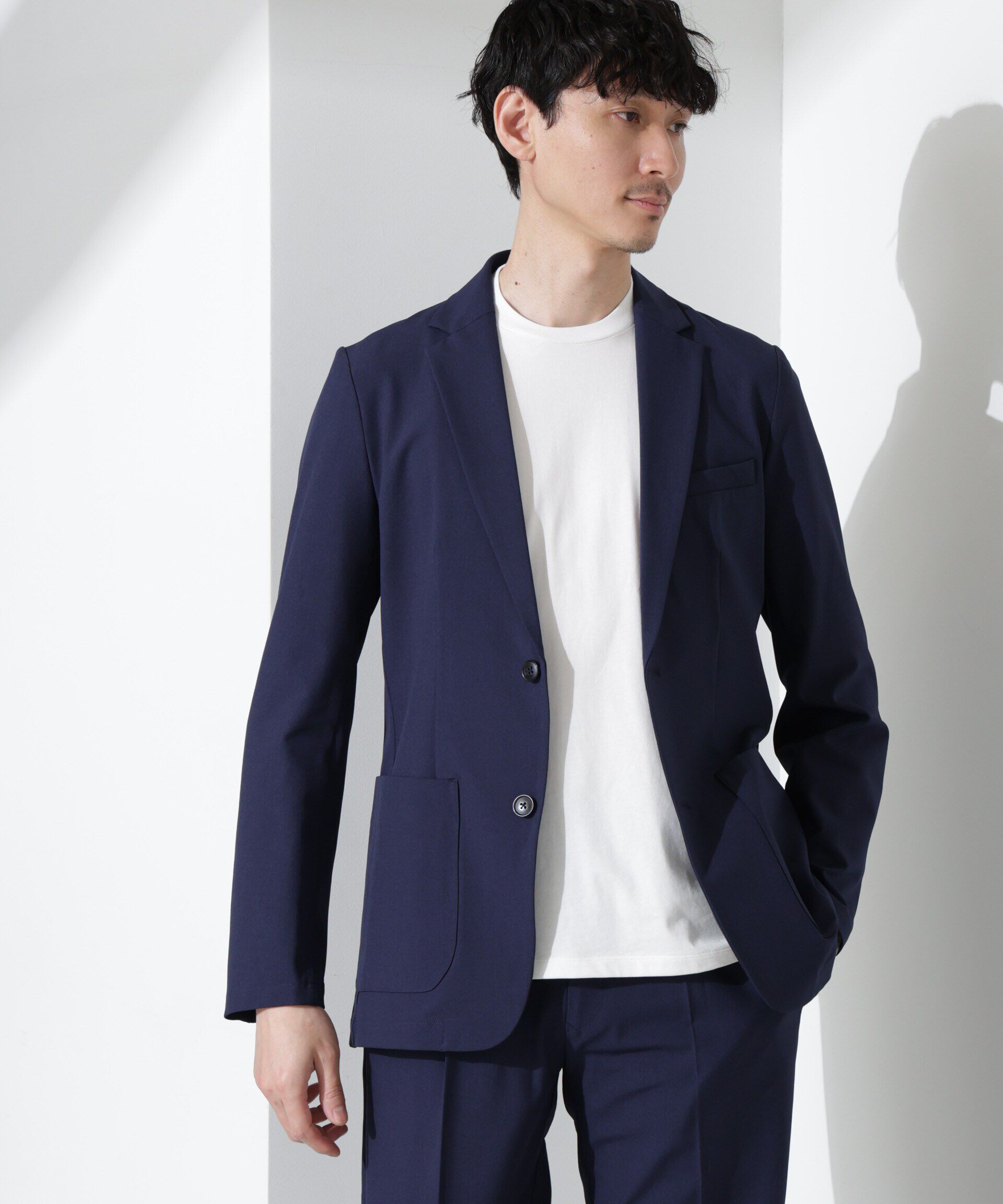 nano･universe「ジャケT(R) クルーネック 長袖」|Tシャツ・カットソー|