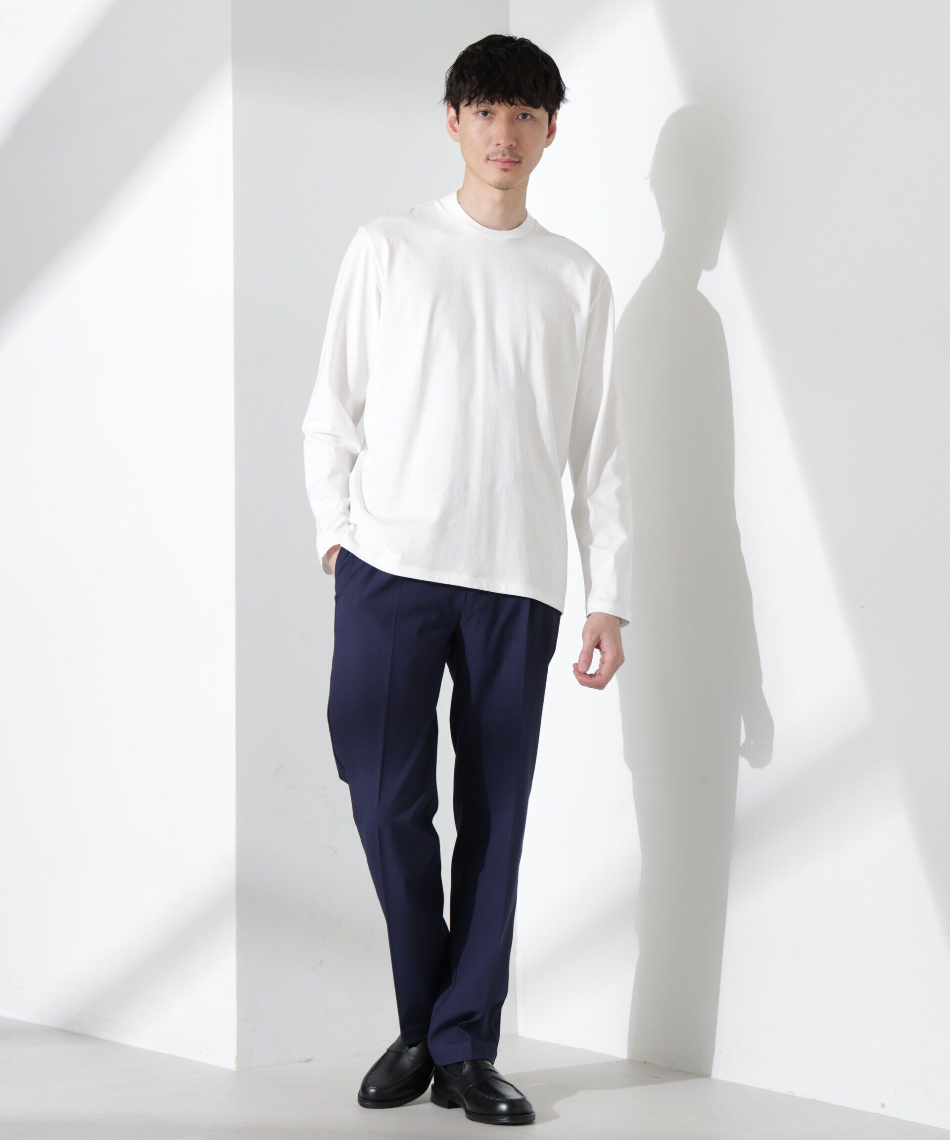 nano･universe「ジャケT(R) クルーネック 長袖」|Tシャツ・カットソー|