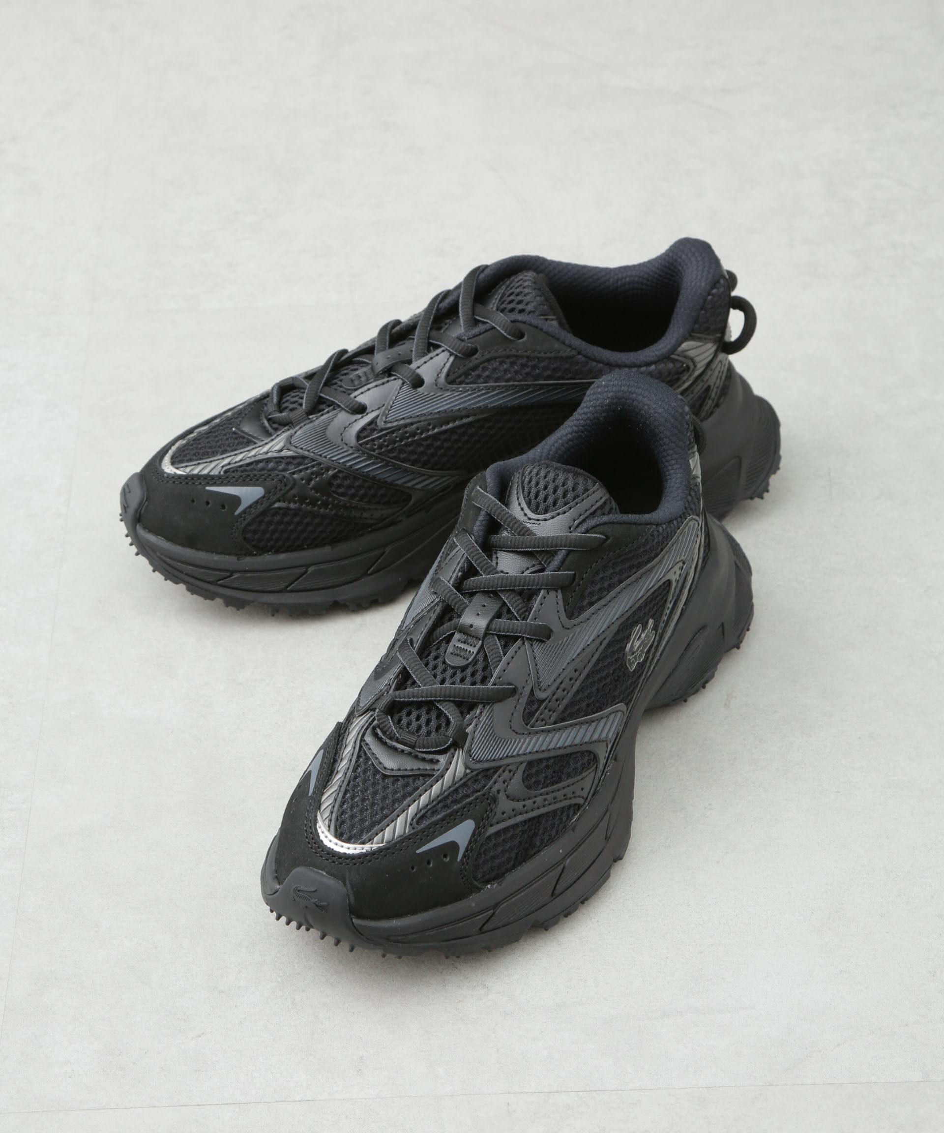 nano･universe「LACOSTE/L003 NEO SHOT 125 1 SFA」|スニーカー|ブラック