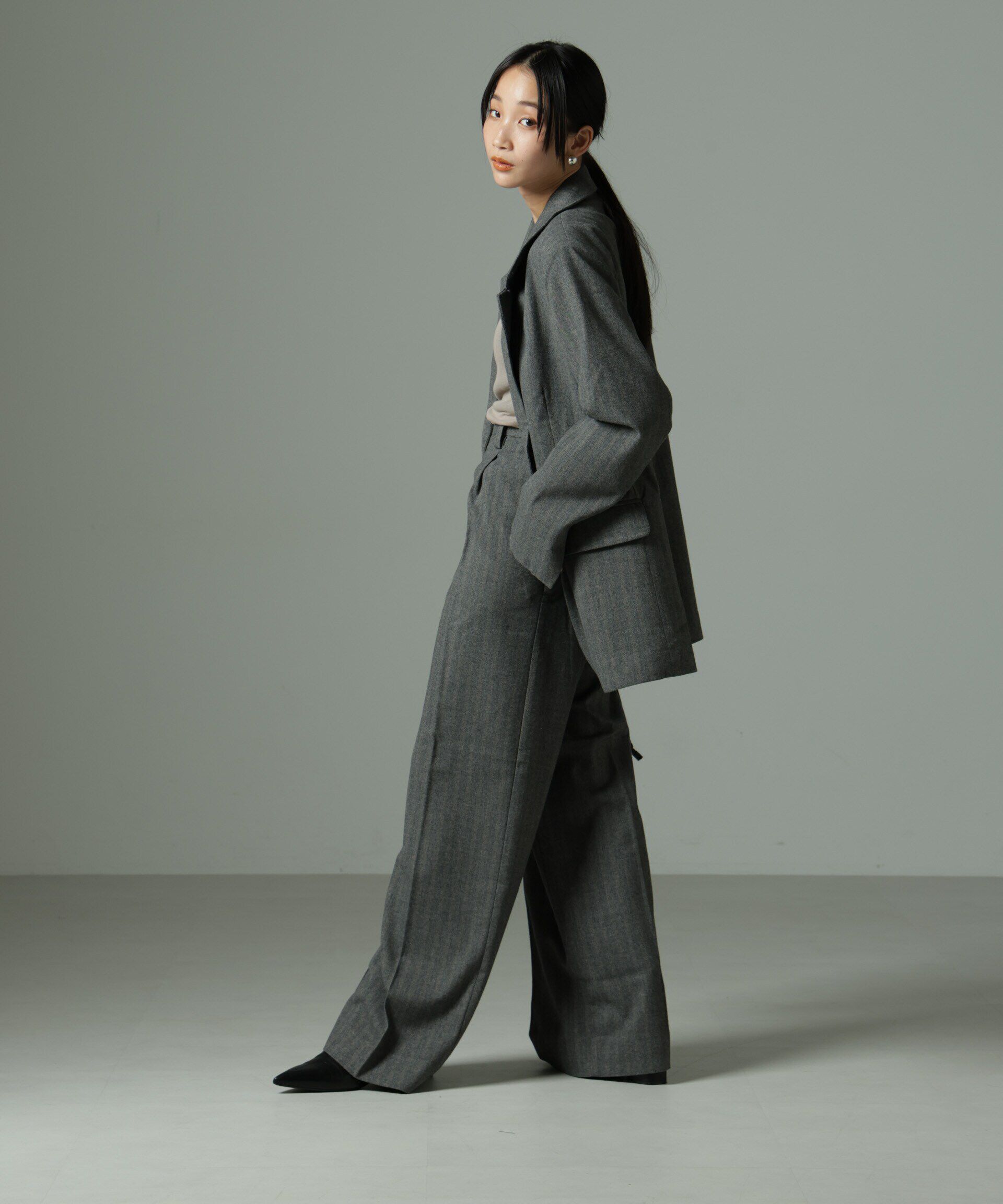 nano･universe「SECOND FEMALE/Hollanda New Blazer（セットアップ可）」|テーラードジャケット|