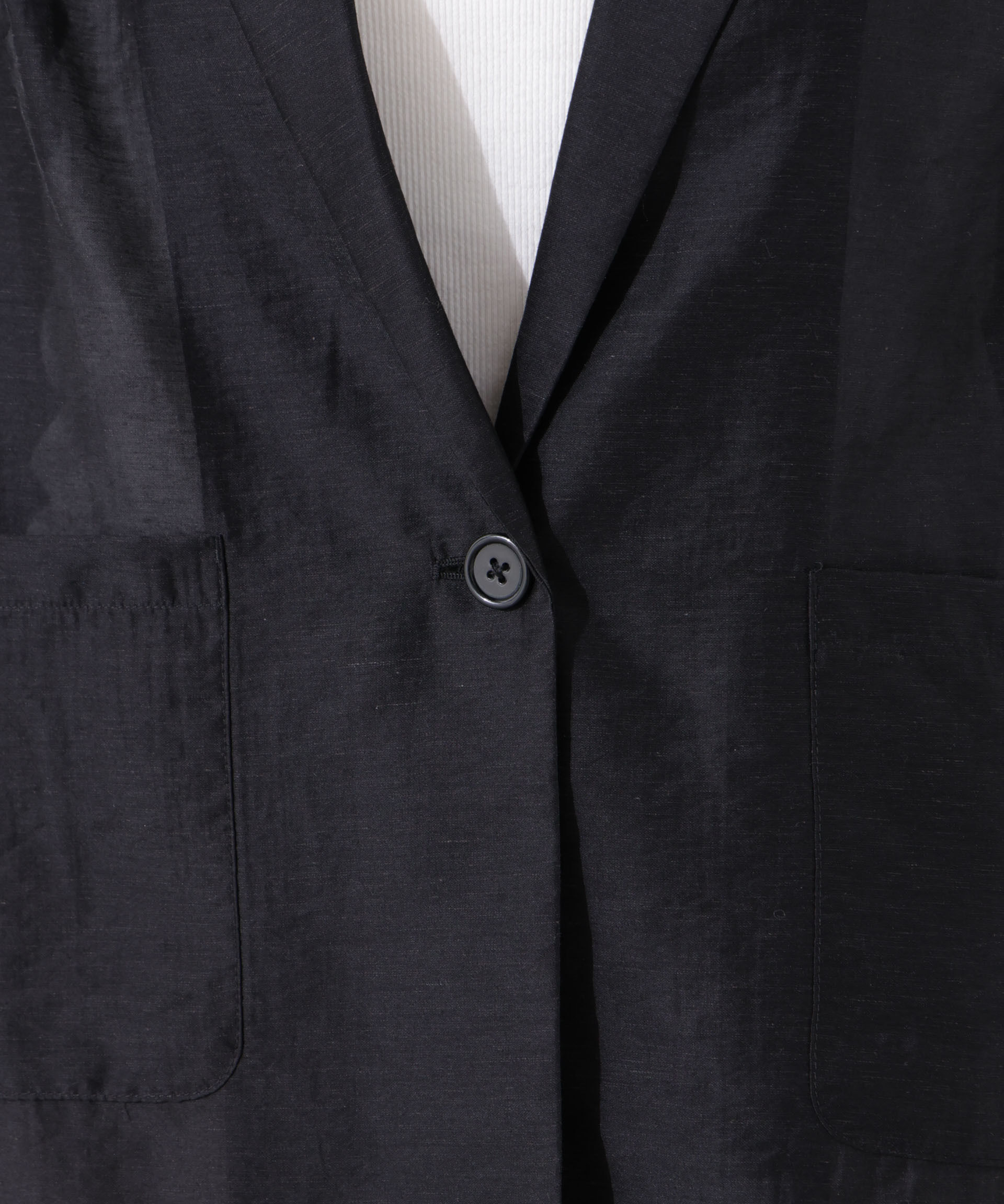 nano･universe「シアーシングルジャケット」|テーラードジャケット|