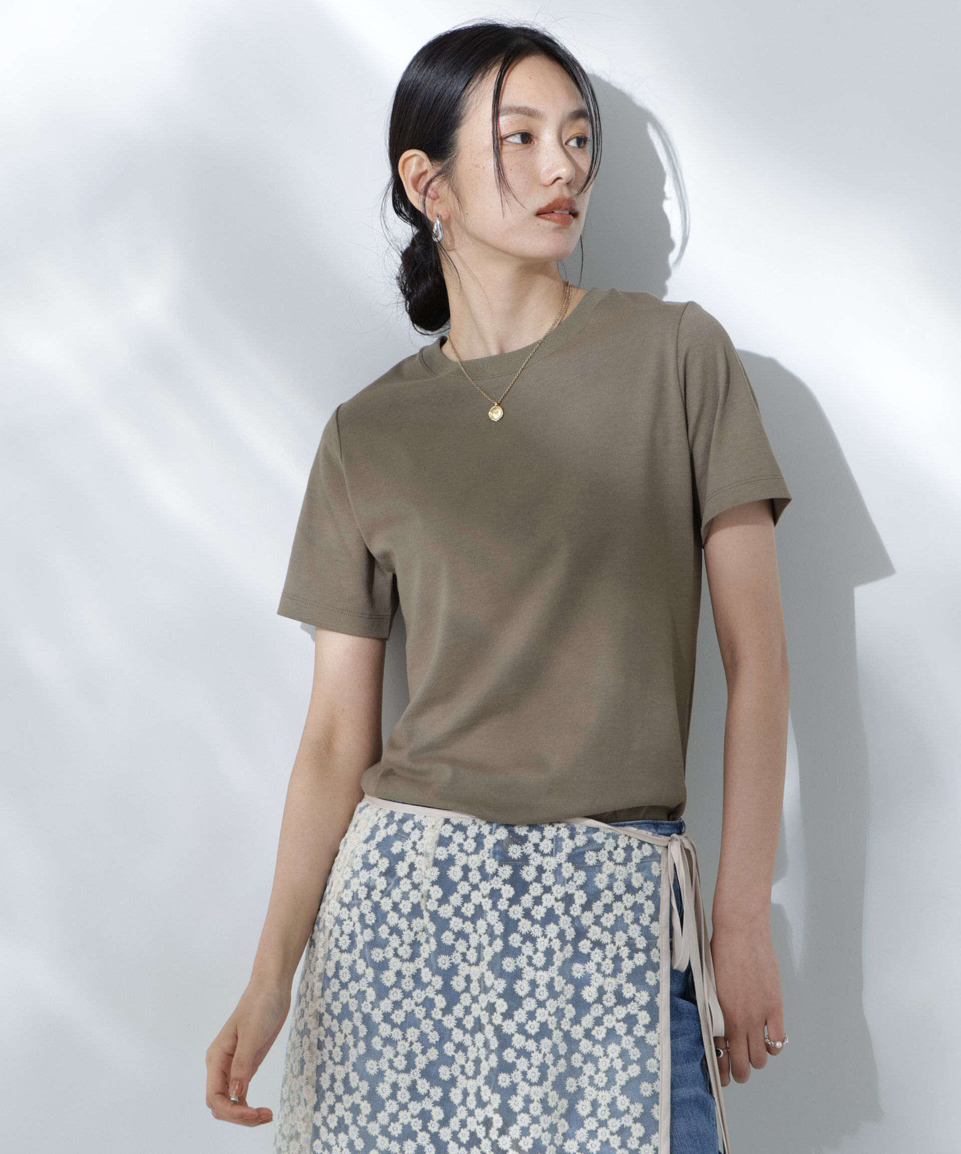 nano･universe「Anti Soaked(R) 汗染み防止クルーネックTシャツ」|Tシャツ・カットソー|