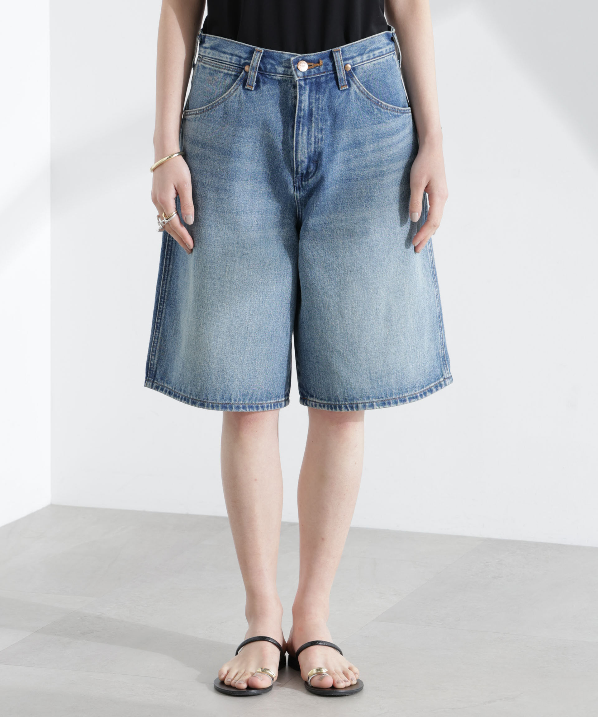 nano･universe「Wrangler/DENIM SHORTS」|チノ|