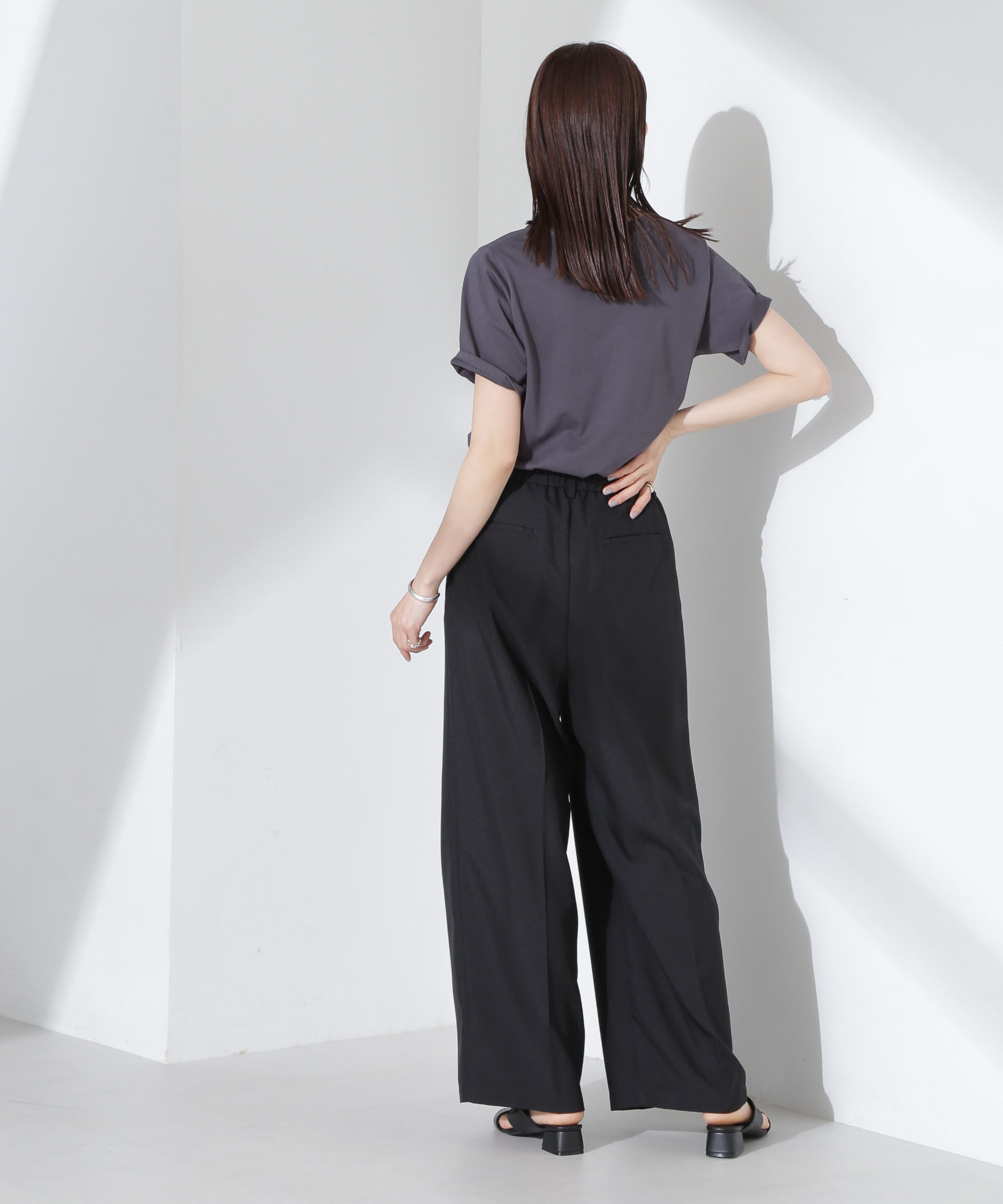 nano･universe「ツータックパンツ」|チノ|