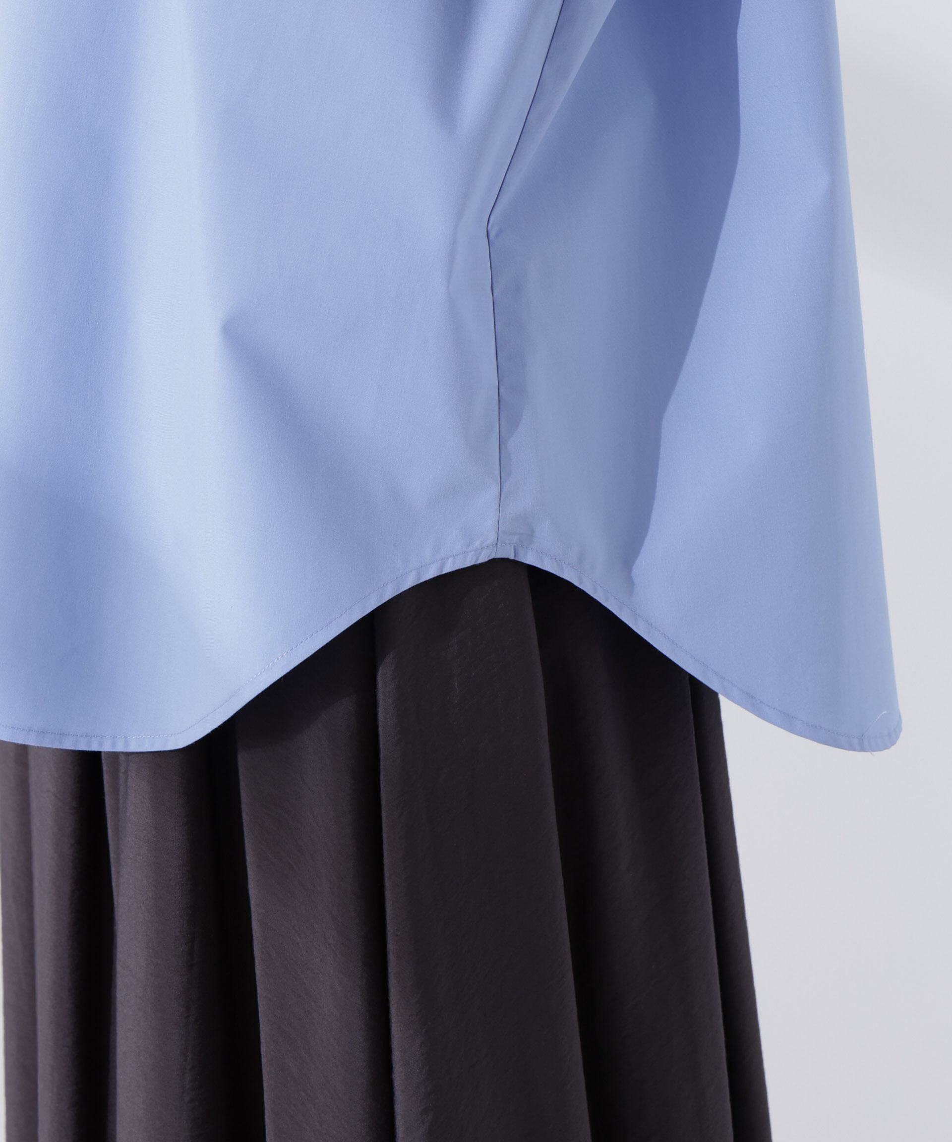 nano･universe「ケープディティール半袖シャツ」|シャツ・ブラウス|