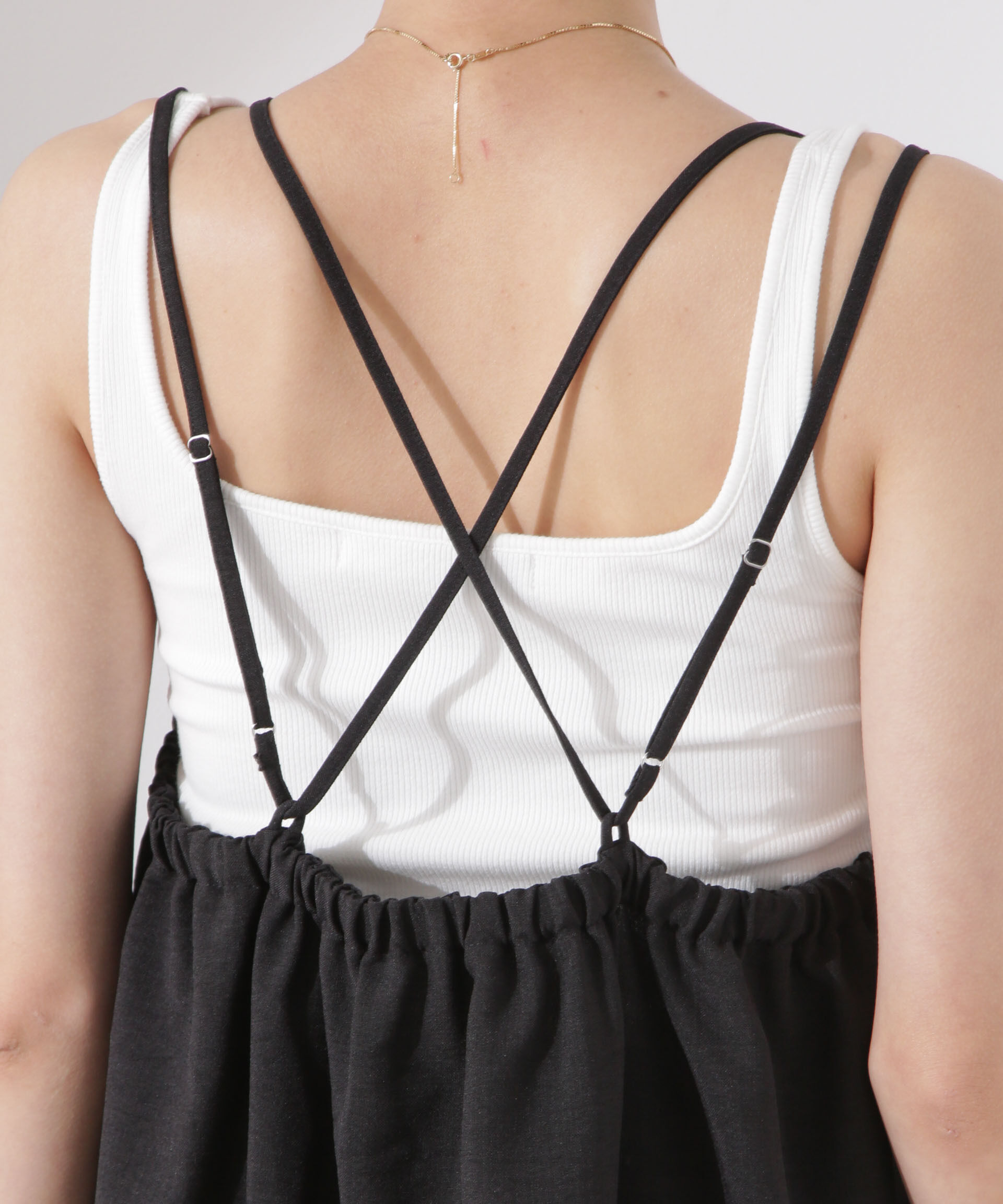 nano･universe「フロントピンタックキャミソールワンピース」|ワンピース|