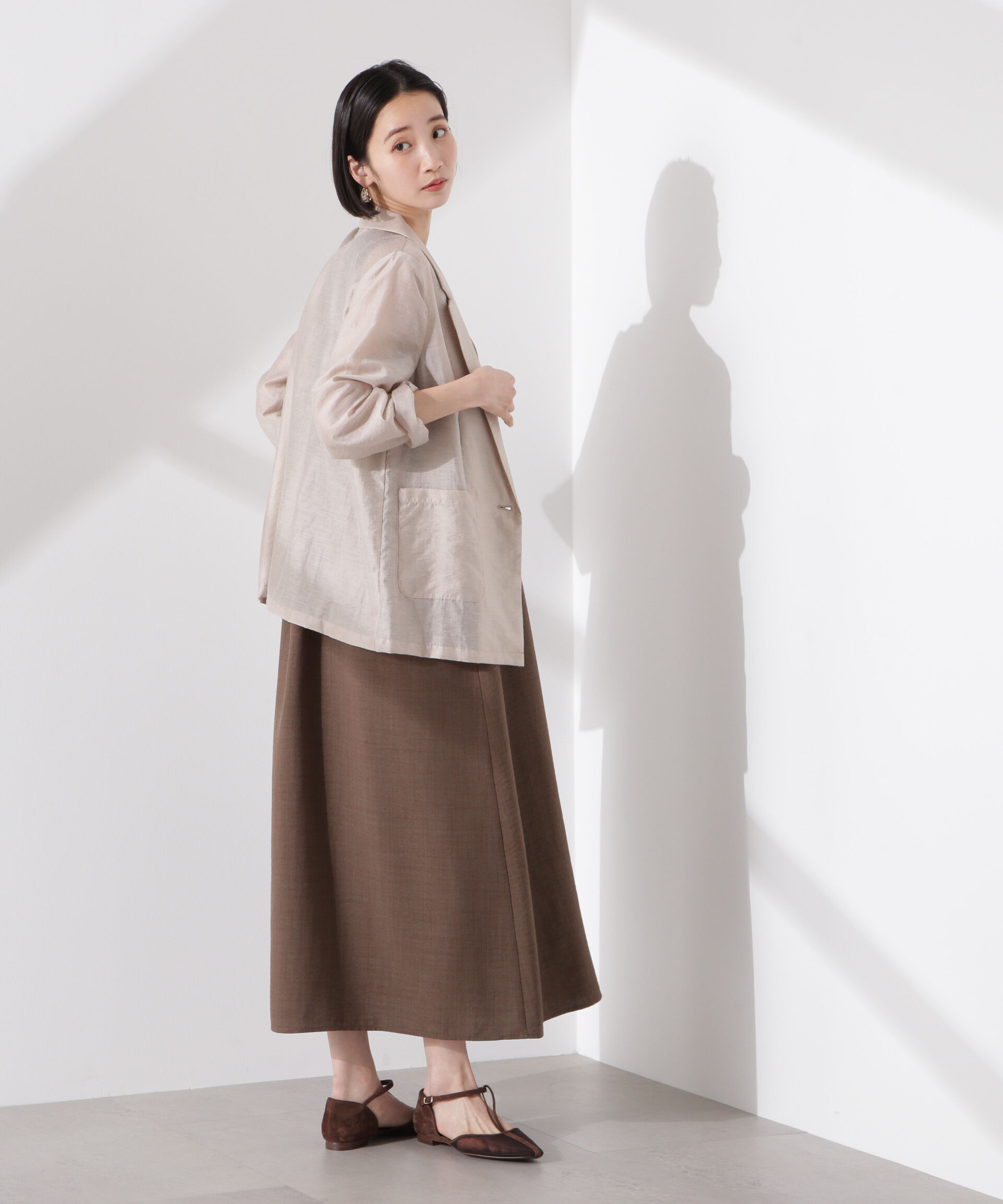 nano･universe「フロントピンタックキャミソールワンピース」|ワンピース|