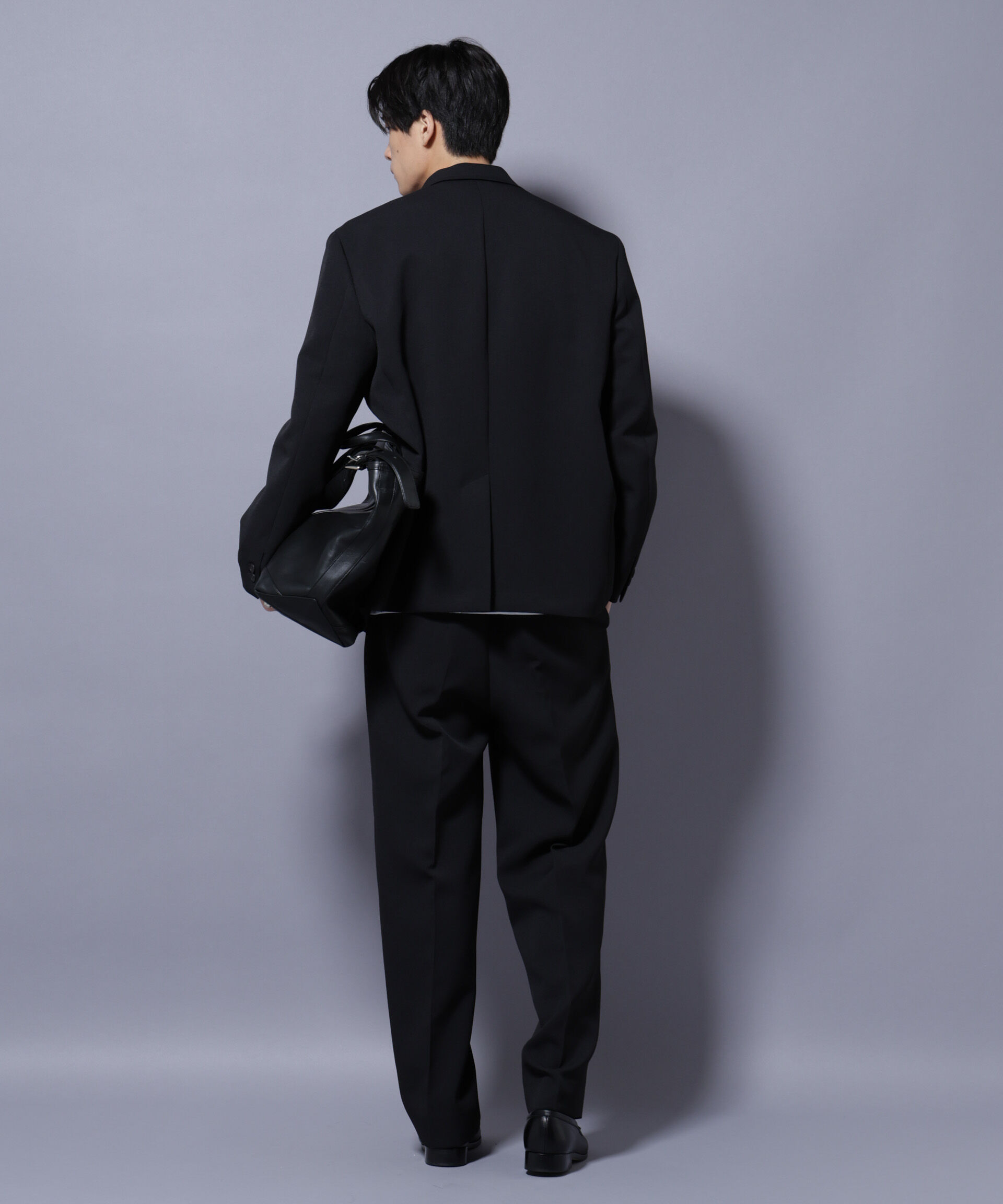 nano･universe「Reflax(R) ダブルクロスウェザーストレートパンツ(セットアップ可)」|チノ|