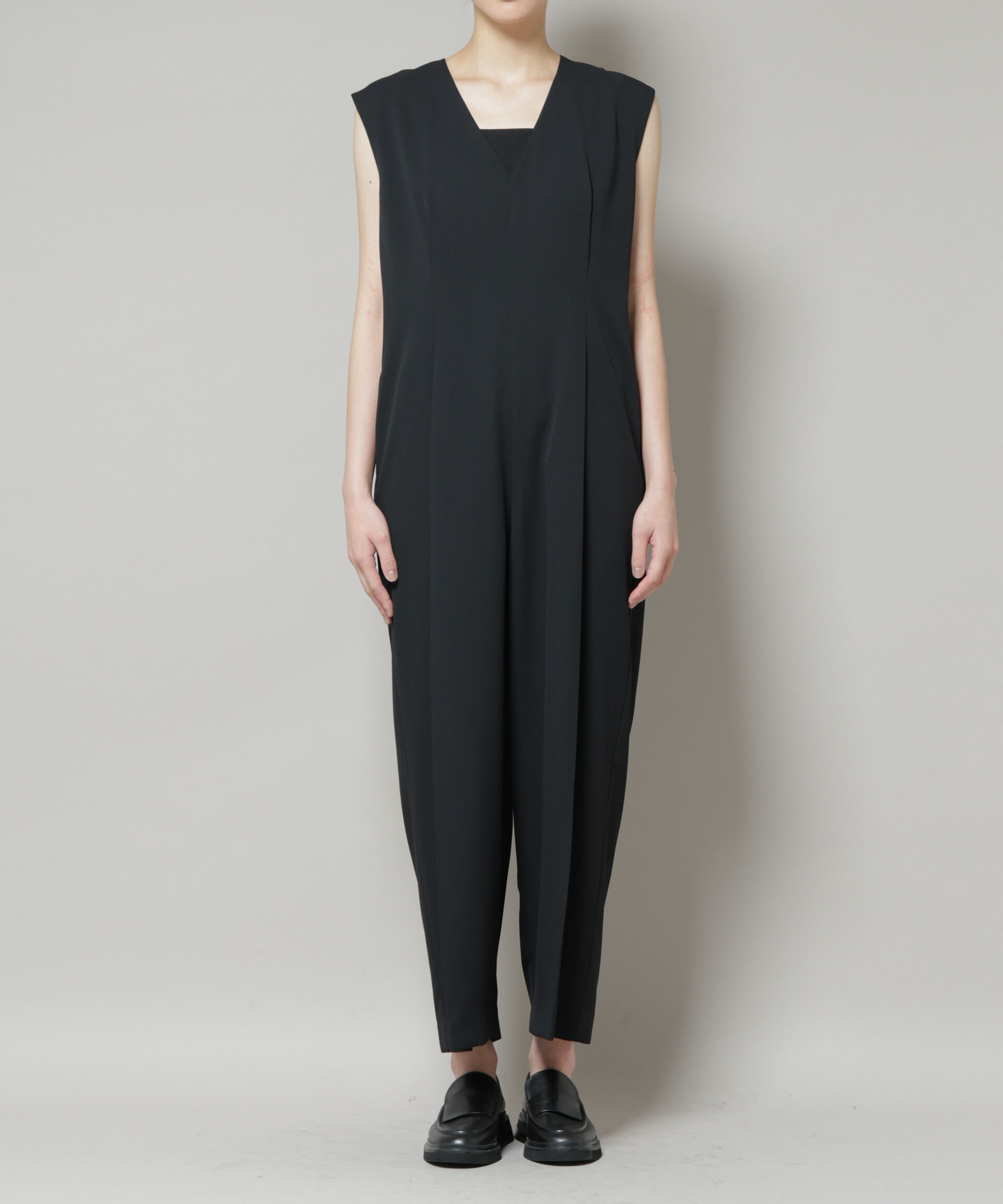 nano･universe「Vネックオールインワン」|ワンピース|