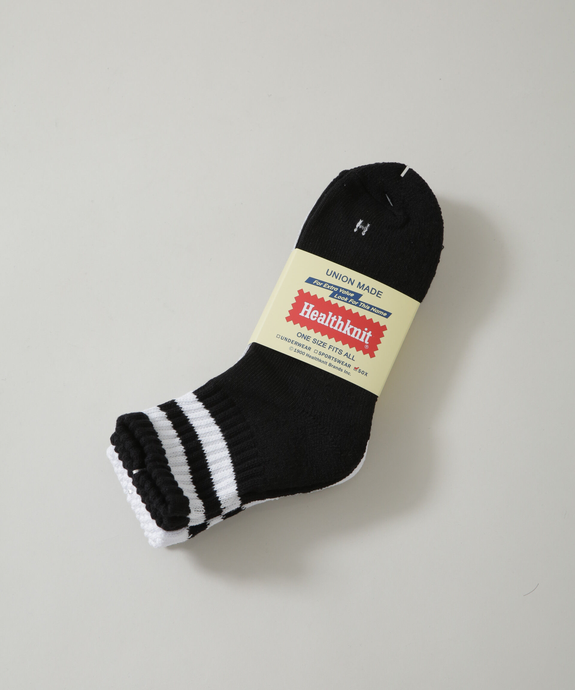 nano･universe「Healthknit/シンカーモノトーン2本ライン ソックス 3足セット」|ソックス|