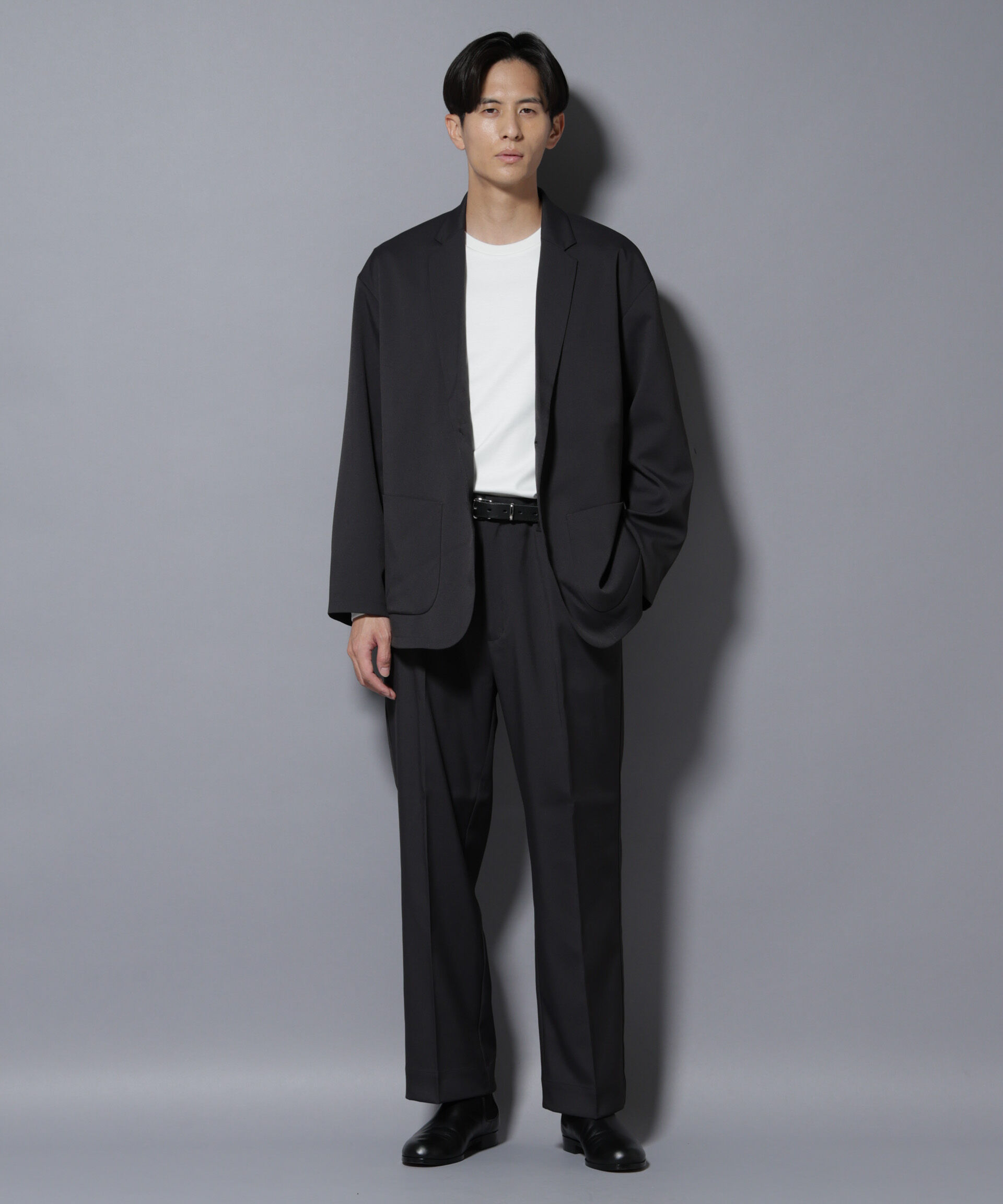 nano･universe「リラックスドロップジャケット(セットアップ可)」|テーラードジャケット|