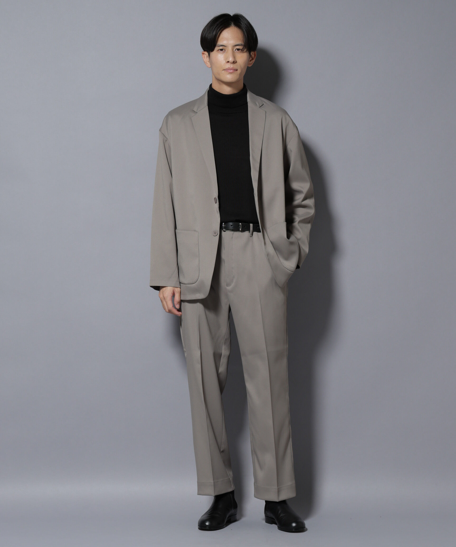 nano･universe「リラックスドロップジャケット(セットアップ可)」|テーラードジャケット|