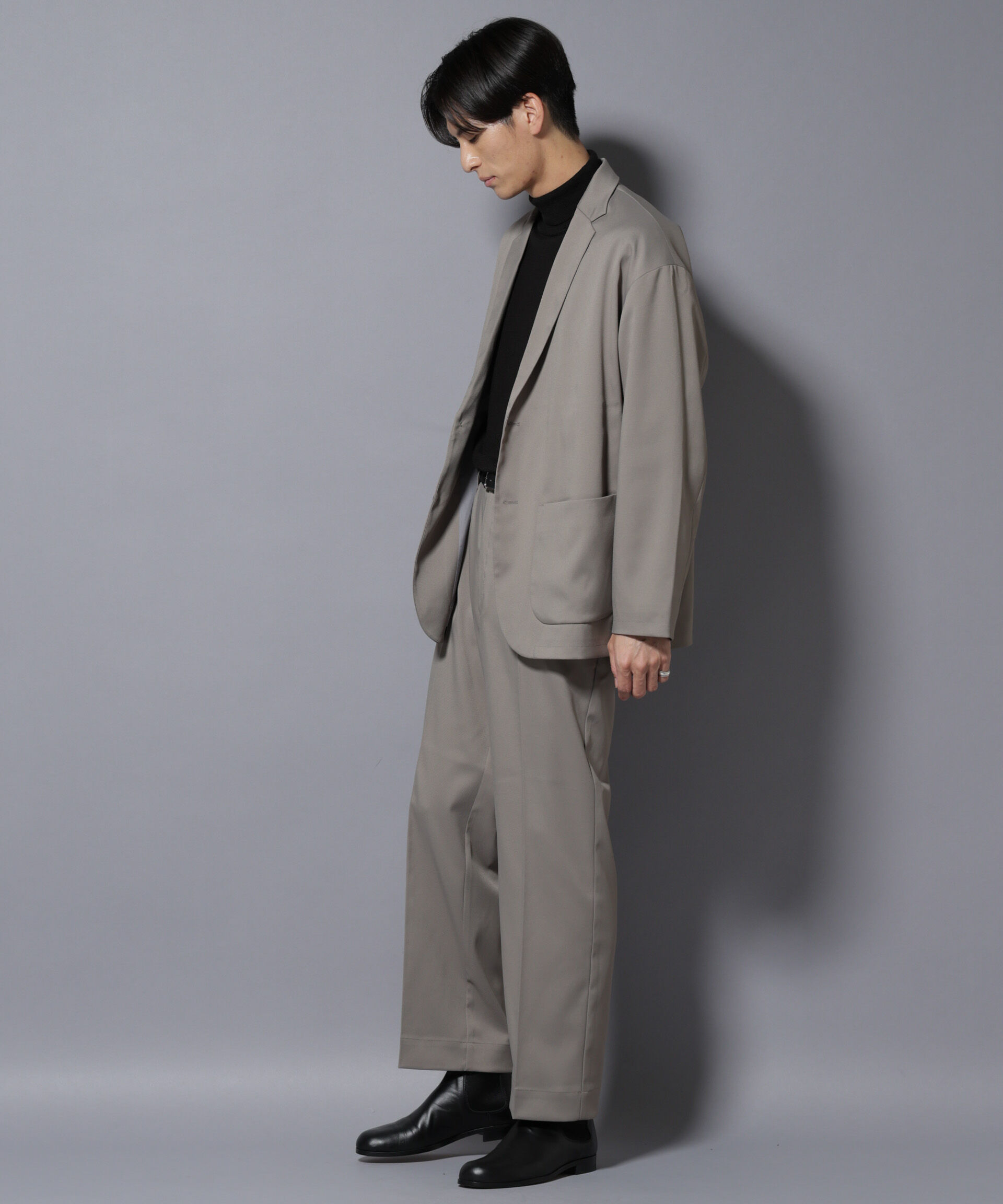 nano･universe「リラックスドロップジャケット(セットアップ可)」|テーラードジャケット|