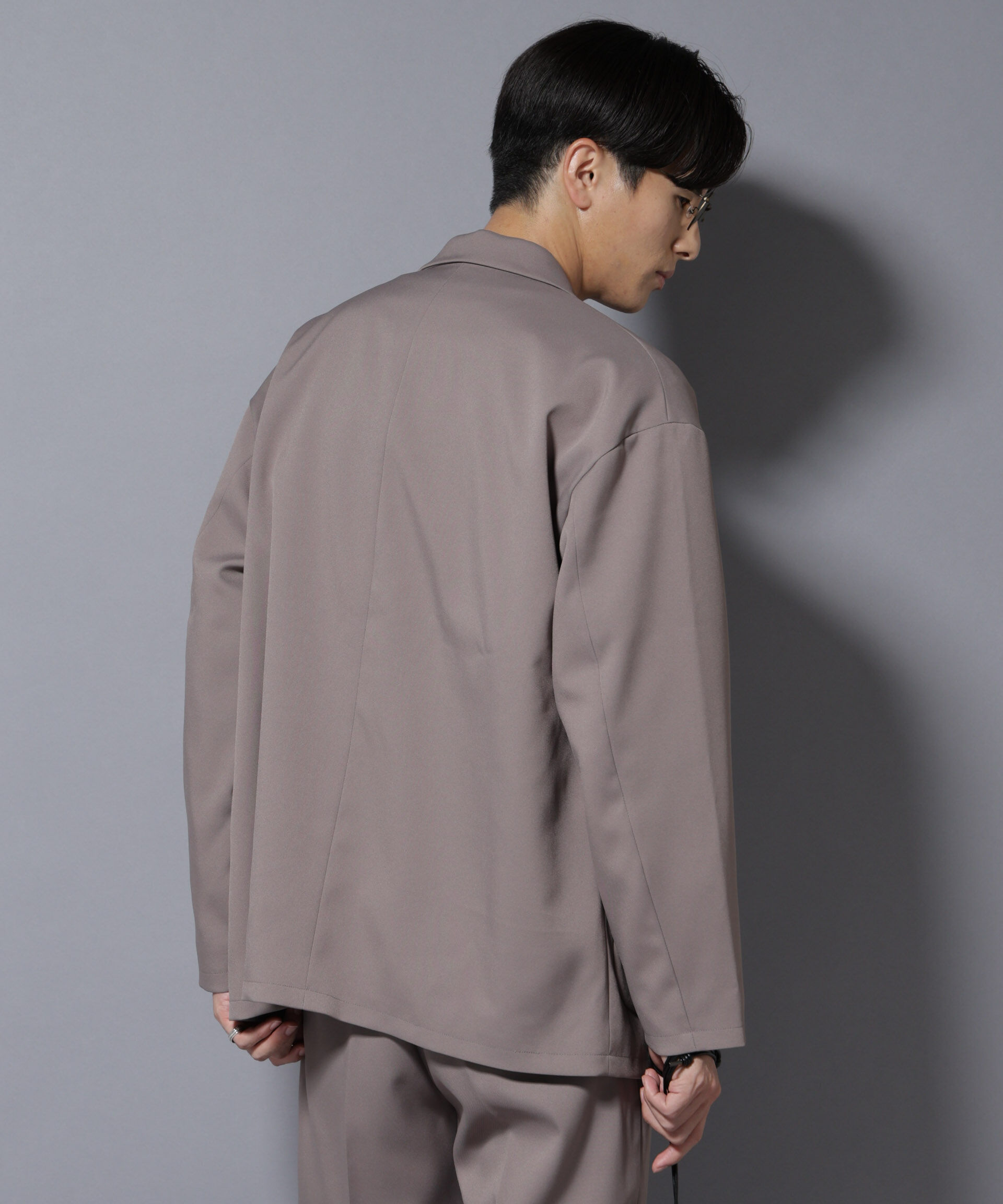 nano･universe「リラックスドロップジャケット(セットアップ可)」|テーラードジャケット|