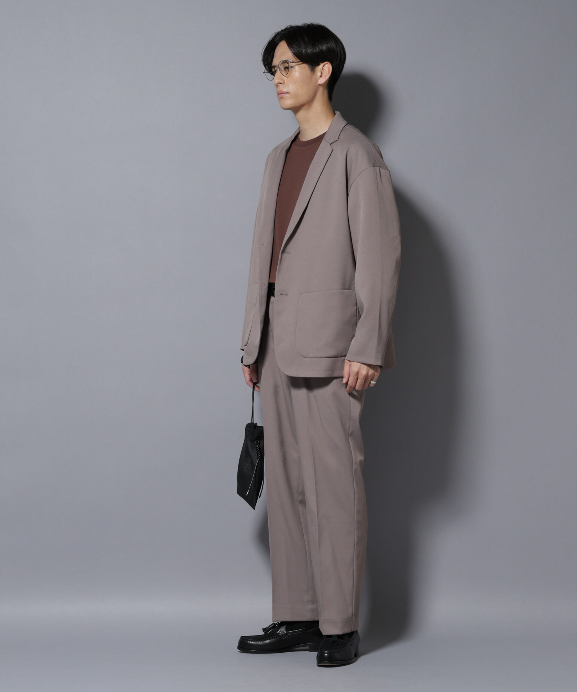 nano･universe「リラックスドロップジャケット(セットアップ可)」|テーラードジャケット|