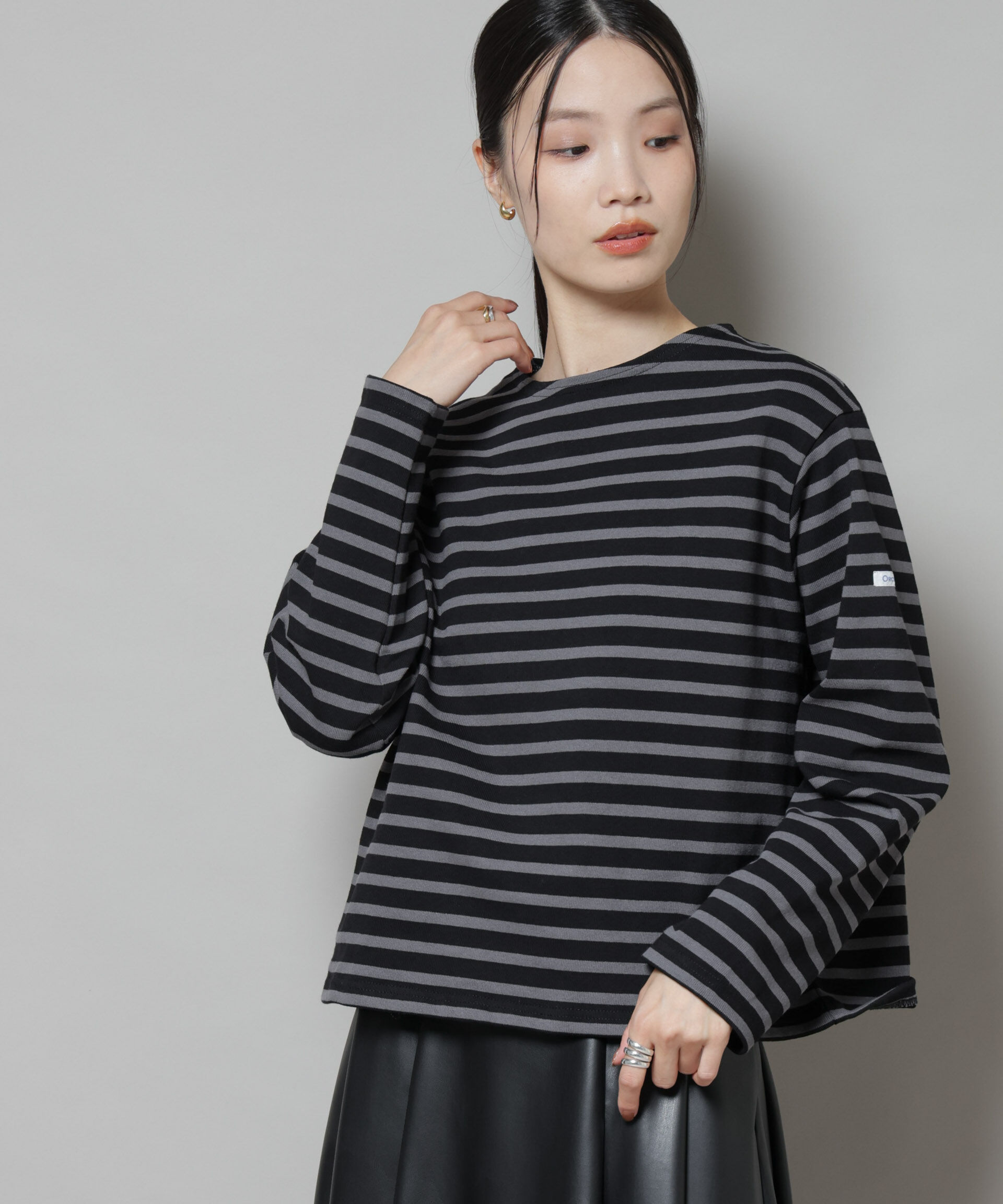 nano･universe「ORCIVAL/CREW NECK L/S P.O.」|Tシャツ・カットソー|
