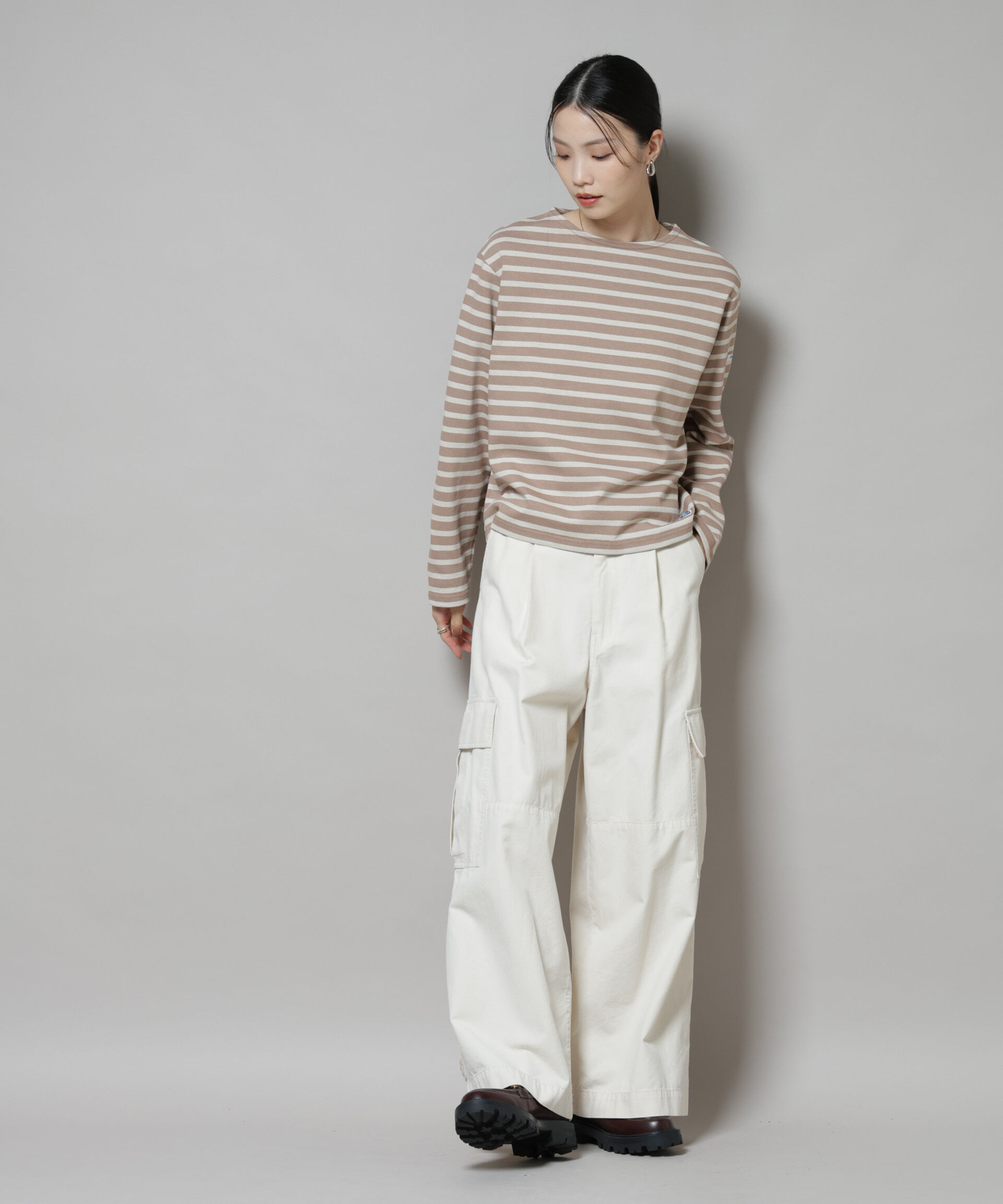 nano･universe「ORCIVAL/CREW NECK L/S P.O.」|Tシャツ・カットソー|