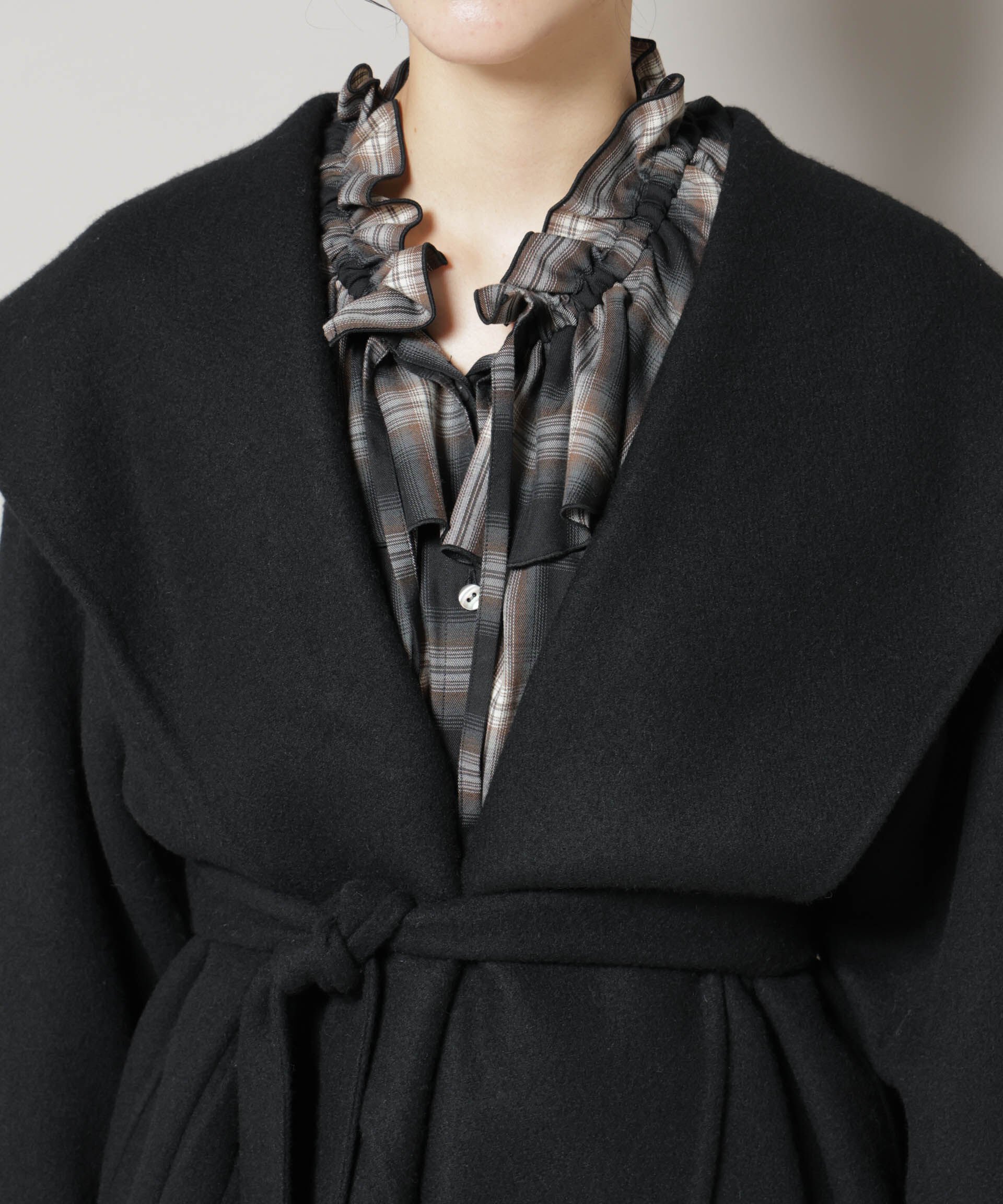 nano･universe「SUPER110blend リバーショールミディコート」|その他|