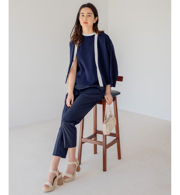 組曲「【アンサンブル対応可】CHAIニット バイカラーカーディガン」|カーディガン|