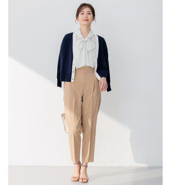 組曲「【アンサンブル対応可】CHAIニット バイカラーカーディガン」|カーディガン|