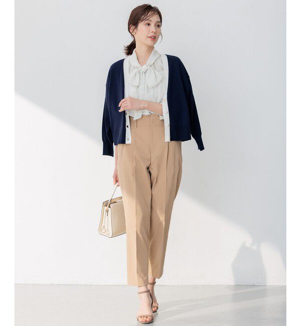 組曲「【アンサンブル対応可】CHAIニット バイカラーカーディガン」|カーディガン|