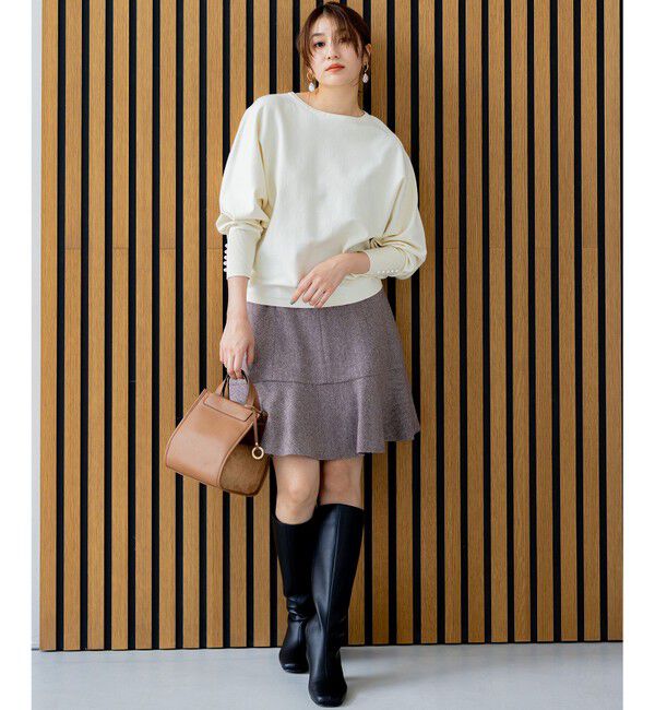 組曲「【洗える・6色展開】Elenaドルマンニット プルオーバー」|ニット・セーター|