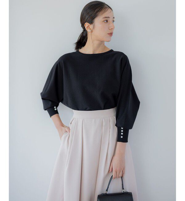 組曲「【洗える・6色展開】Elenaドルマンニット プルオーバー」|ニット・セーター|