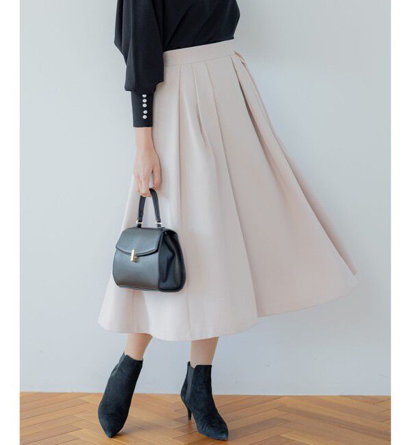 組曲「【洗える・4色展開】ウーステッドライクギャバ スカート」|スカート|ﾋﾟﾝｸﾍﾞ