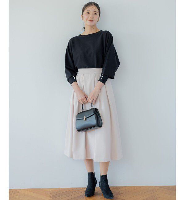 組曲「【洗える・4色展開】ウーステッドライクギャバ スカート」|スカート|