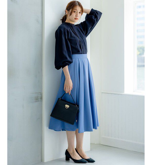 組曲「【洗える・4色展開】ウーステッドライクギャバ スカート」|スカート|