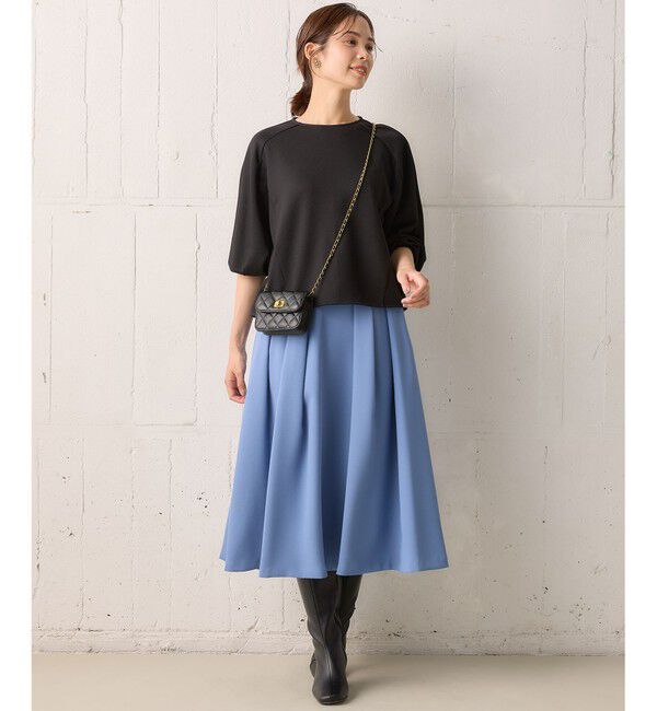 組曲「【洗える・4色展開】ウーステッドライクギャバ スカート」|スカート|