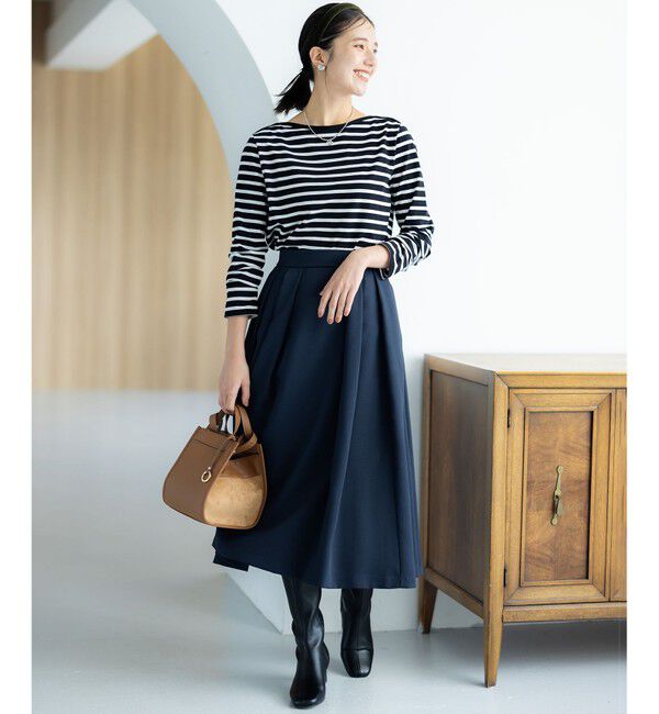 組曲「【洗える・4色展開】ウーステッドライクギャバ スカート」|スカート|