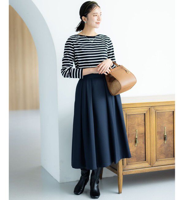 組曲「【洗える・4色展開】ウーステッドライクギャバ スカート」|スカート|
