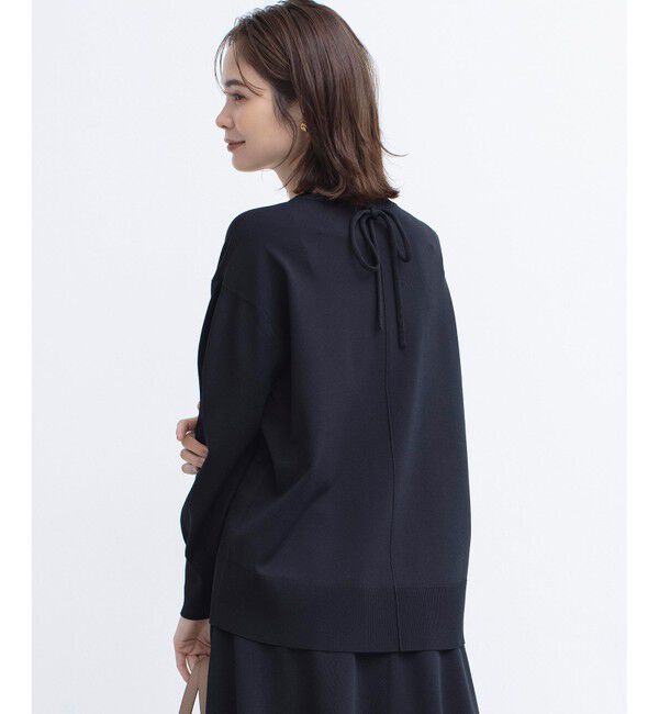 組曲「【WEB限定カラーあり】MINA バックリボンニットプルオーバー」|ニット・セーター|