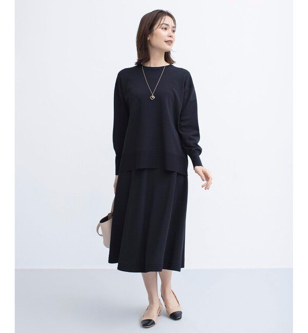 組曲「【WEB限定カラーあり】MINA バックリボンニットプルオーバー」|ニット・セーター|