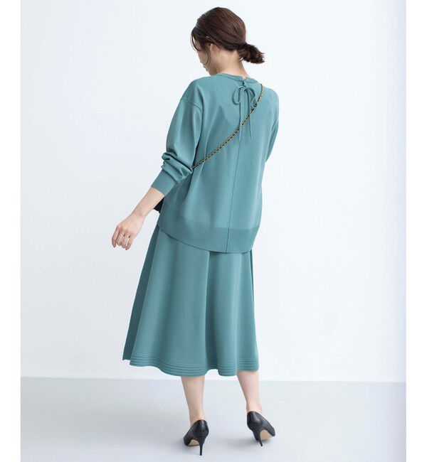 組曲「【WEB限定カラーあり】MINA バックリボンニットプルオーバー」|ニット・セーター|