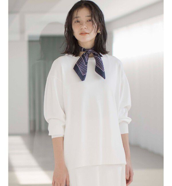 組曲「【WEB限定カラーあり】MINA バックリボンニットプルオーバー」|ニット・セーター|