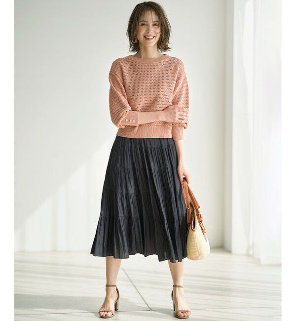 組曲「編地切替ドルマンプルオーバー ニット」|ニット・セーター|