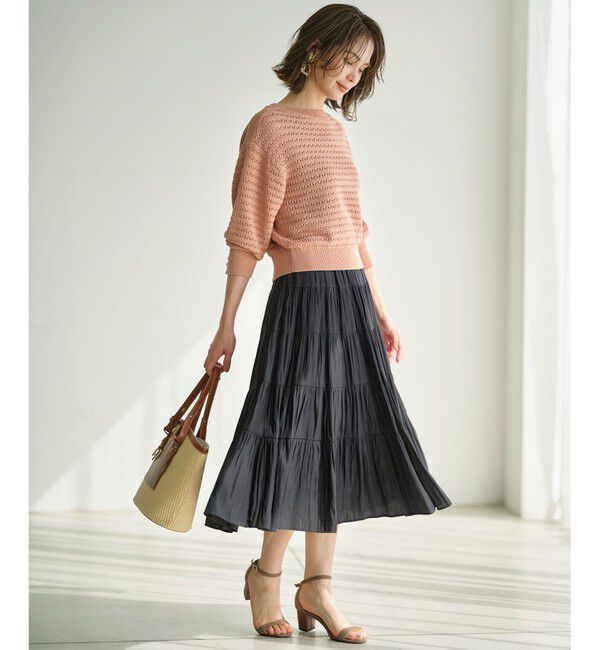 組曲「編地切替ドルマンプルオーバー ニット」|ニット・セーター|