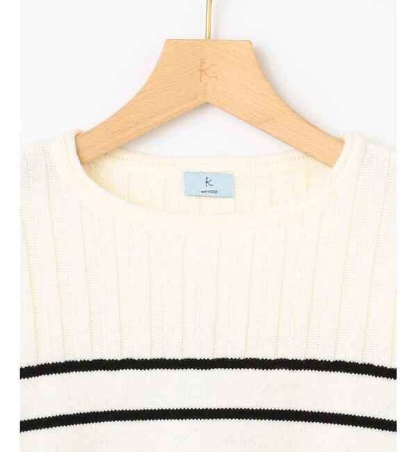 組曲「華奢見え パネルボーダーニット」|ニット・セーター|