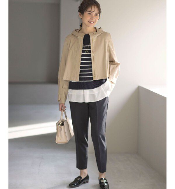 組曲「華奢見え パネルボーダーニット」|ニット・セーター|