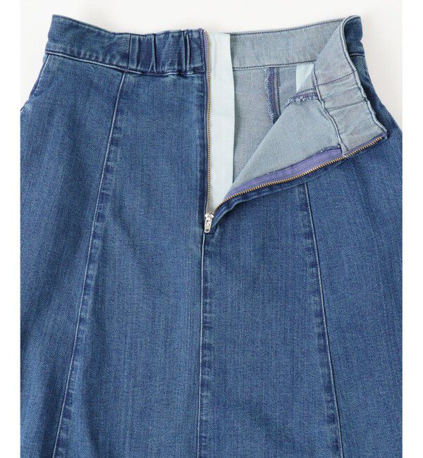 組曲「ライトデニム フレアスカート」|スカート|