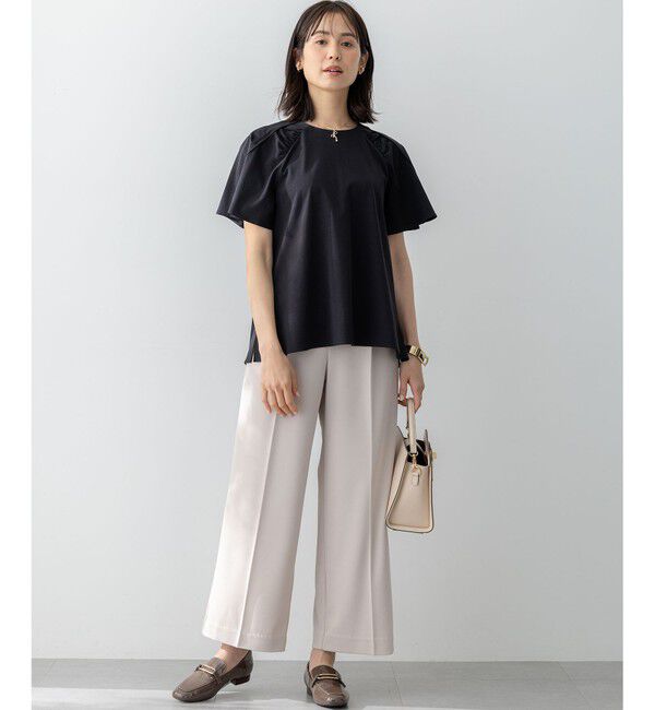 組曲「【WEB限定】スムースシルケット カットソー」|Tシャツ・カットソー|