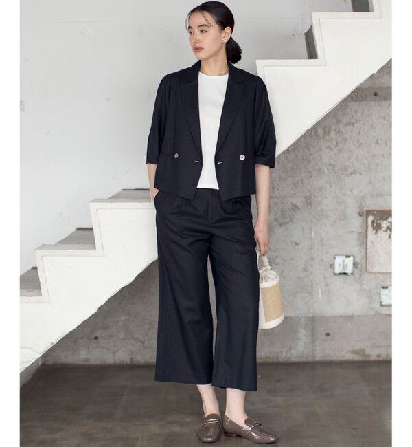 組曲「コットンポンチケープライク ブラウス」|Tシャツ・カットソー|